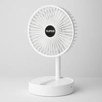 Ventilador Portatil Recarregável Usb C 3 Velocidades Rapido
