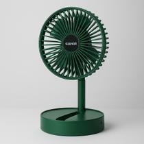 Ventilador Portatil Recarregável Usb C 3 Velocidades Rapido