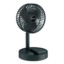 Ventilador Portatil Silencioso Dobravel Preto 110V/220V