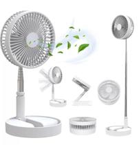 Ventilador Portátil Silencioso Dobrável Retrátil Com Bateria Aro 20 Cm Bm-F917 - B Max