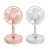 Ventilador Portátil Silencioso Retrátil Recarregavel - Branco