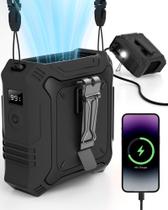 Ventilador portátil TUNISE TUNISE com configurações de 5 velocidades 8000mAh