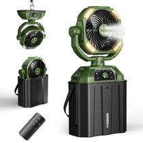 Ventilador portátil XAP 9" Misting 25000mAh, bateria USB, tanque 7L