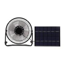 Ventilador portátil Yosoo Mini USB com painel solar alimentado por 8 polegadas Ventilador portátil Yosoo Mini USB com painel solar alimentado por 8 polegadas
