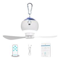 Ventilador Projetor De Teto Portátil Controle remoto céu estrelado usb recarregável