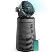Ventilador purificador de ar AROEVE MK08W para sala grande de 1980m² com WiFi