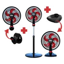 Ventilador Rajada Turbo W130 Vermelho 3 Em 1 220V WAP 130W