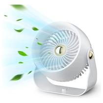 Ventilador recarregável, bateria de 6000mAh, 4 velocidades com temporizador - Genérico Ventilador recarregável, bateria de 6000mAh, 4 velocidades com temporizador - Genérico