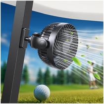 Ventilador Recarregável para Carrinho de Golfe NiuWasmile 10000mAh com LED Ventilador Recarregável para Carrinho de Golfe NiuWasmile 10000mAh com LED