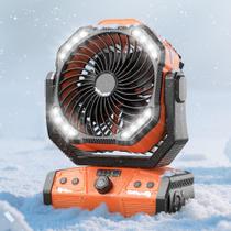 Ventilador recarregável portátil Koonie de 8 polegadas com 27 horas de trabalho