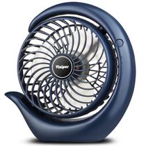 Ventilador recarregável portátil Viniper 3600mAh 3 velocidades 180 azul