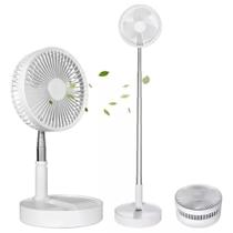 Ventilador Recarregável Silencioso Dobrável Portátil Sem Fio Pás 19Cm quência 7200mah 110v/220v MING