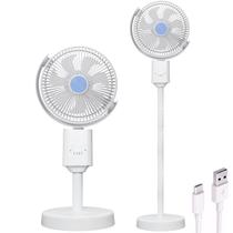 Ventilador Regulável Portátil Recarregável Silencioso 110cm Ventilador Regulável Portátil Recarregável Silencioso 110cm