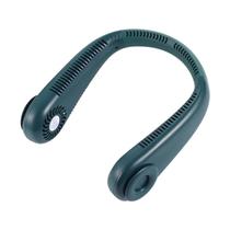 Ventilador sem lâmina mãos livres, ventilador pessoal vestível operado por bateria de 2000 Mah, sem folhas, recarregável, design de fone de ouvido, ventilador de mesa alimentado por USB