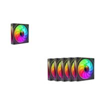 Ventilador Silencioso ARGB De 120mm 4-Pin PWM PRISM 4 pro Para Gabinete De Computador Com Alta Vazão