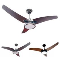 Ventilador Silencioso De Teto Luxo C/ Dimmer 3 Pás 105cm Ventilador Silencioso De Teto Luxo C/ Dimmer 3 Pás 105cm