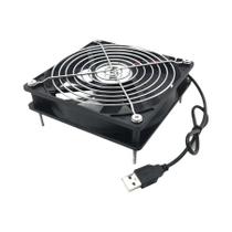 Ventilador Silencioso USB 12V De 8/12cm Para PC, Computador, DVR, Xbox, TV Box, Roteador, Cooler De