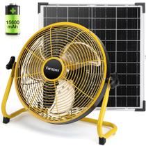 Ventilador solar recarregável de piso Fanspex 14 para exterior 15600mAh