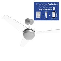 Ventilador Teto Aliseu Jet Cristal Bluetooth +Remoto+Parede