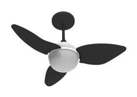 Ventilador Teto Aliseu Smart Preto 3 Pás Plásticas Pretas Ventilador Teto Aliseu Smart Preto 3 Pás Plásticas Pretas
