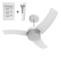 Ventilador Teto Aliseu Wave Branco Controle Remoto E Parede