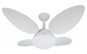 Ventilador Teto Branco 4 Pás Sala Quarto Silencioso 220v