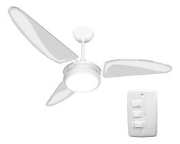 Ventilador Teto Branco/transparente Led Beltempo Branco Pás Trasparente Diâmetro 1.05 m Material das pás Policarbonato Quantidade de pás 3