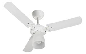 Ventilador Teto Branco Tron Marbella 3 Pás Mdf Ventilador Teto Branco Tron Marbella 3 Pás Mdf