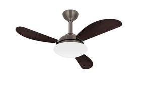 Ventilador Teto Bronze Fly 3 Pás Econômico Sala Ventax 110V