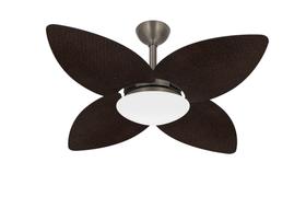 Ventilador Teto Bronze Winds 4 Pás Palha Turbo Ventax 220V