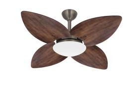 Ventilador Teto Bronze Winds Turbo 4 Pás Imbuia Ventax 110V