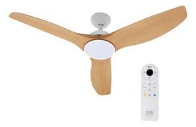 Ventilador Teto Controle Remoto 132cm Madeira Bivolt E Led Ventilador Teto Controle Remoto 132cm Madeira Bivolt E Led