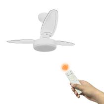 Ventilador Teto Cristal Inverter Luminária Led 18w + Control Ventilador Teto Cristal Inverter Luminária Led 18w + Control