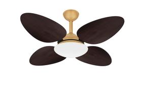 Ventilador Teto Dourado 4 Pás Econômico Trevo Ventax 220V