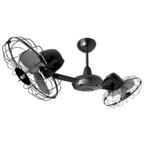 Ventilador Teto Duplo Gemini Preto 220v