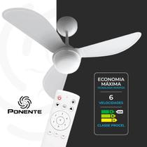 Ventilador Teto Fast Led Inverter Ponente Bivolt Controle