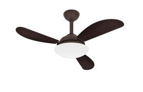 Ventilador Teto Marrom Fly 3 Pás Sala Econômico Ventax 110V