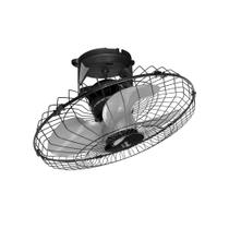 Ventilador Teto Orbital 50cm Bivolt 360 Preto - LorenSid