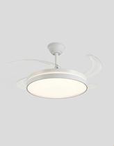 Ventilador Teto Plafon Air Blow Retrátil Branco Iluminação Luminária Led 3 Cores Dimerizável Controle Remoto 4 Pás Moderno Bivolt Economico Casa Ventilador Teto Plafon Air Blow Retrátil Branco Iluminação Luminária Led 3 Cores Dimerizável Controle Remoto 4 Pás Moderno Bivolt Economico Casa