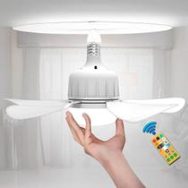 Ventilador Teto Potente Bivolt Controle Lâmpada Silencioso