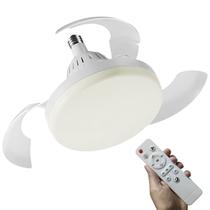 Ventilador Teto Retratil Lampada Led 3 Em 1 Iluminaçao Controle Remoto Ajustavel Sol Calor Verao Quarto Sala Casa