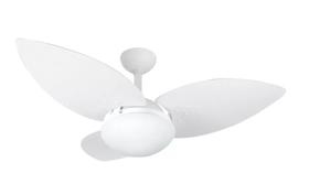 Ventilador Teto Sala Moderno Silencioso Luxo Branco 220V