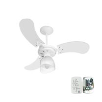 Ventilador Teto Super Baby Colors 3 Pás Mdf Branco 110V