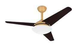 Ventilador Teto Turbo Sala Dourado Breeze 3 Pás Ventax 110V