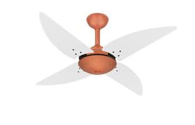 Ventilador Teto Turbo Sala Quad Cobre 4 Pás Mdf Ventax 220V