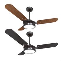 Ventilador Teto Valen Led 18W Ventex 150W Silencioso Turbo 3 Velocidades Potente 3 Pás Forte Moderno Ventilador Teto Valen Led 18W Ventex 150W Silencioso Turbo 3 Velocidades Potente 3 Pás Forte Moderno
