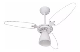 Ventilador Teto Ventisol Wind Light Branco Pás Incolor 220 V