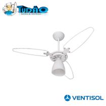 Ventilador Teto Ventisol Wind Light Transparente 127v
