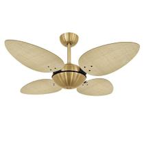 Ventilador Teto Volare Dourado Office 4 Pás Natural 220V