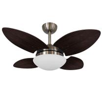 Ventilador Teto Volare Vd28 Mini Bronze 4 Pá 110V